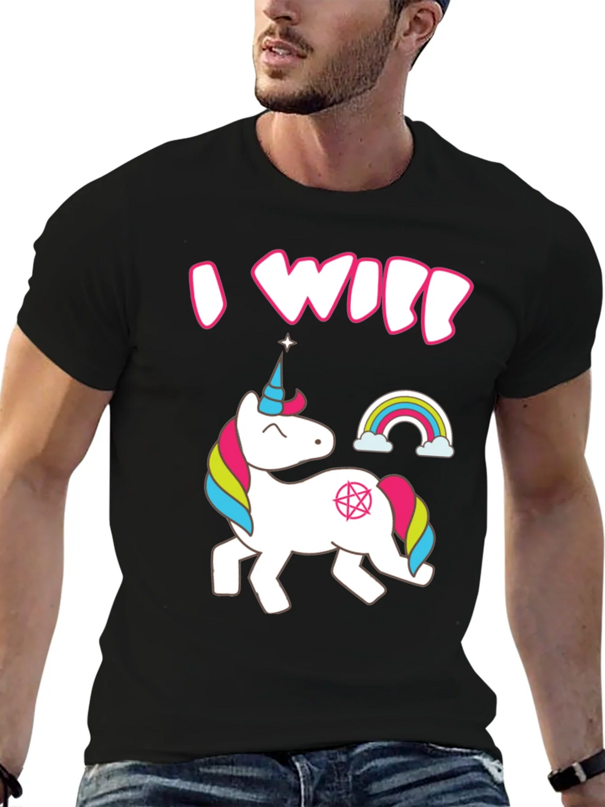 I Will Unicorn Graphic T-Shirt