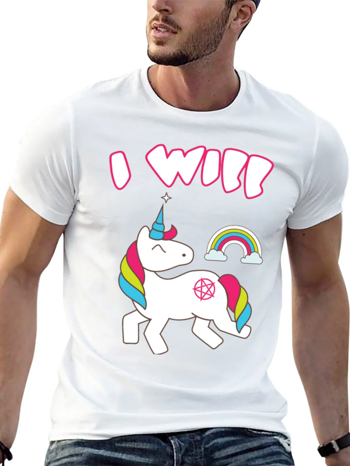 I Will Unicorn Graphic T-Shirt