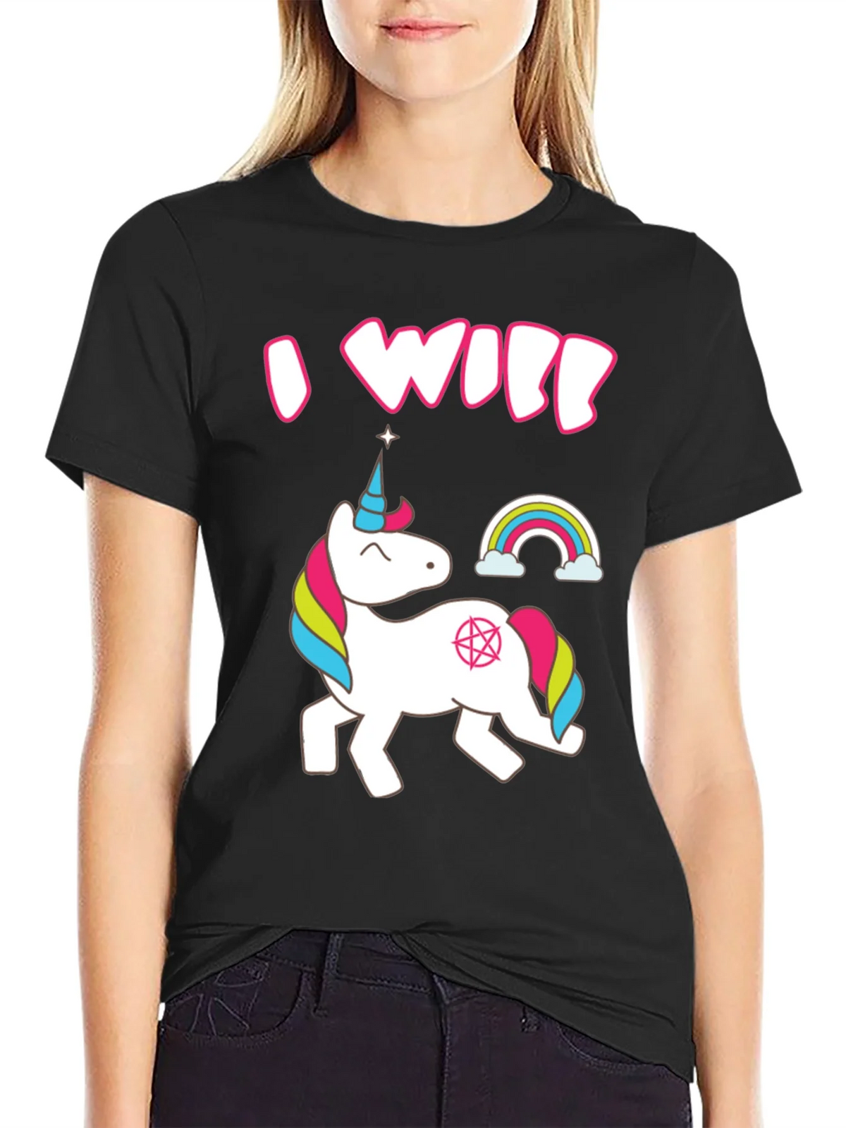 I Will Unicorn Graphic T-Shirt
