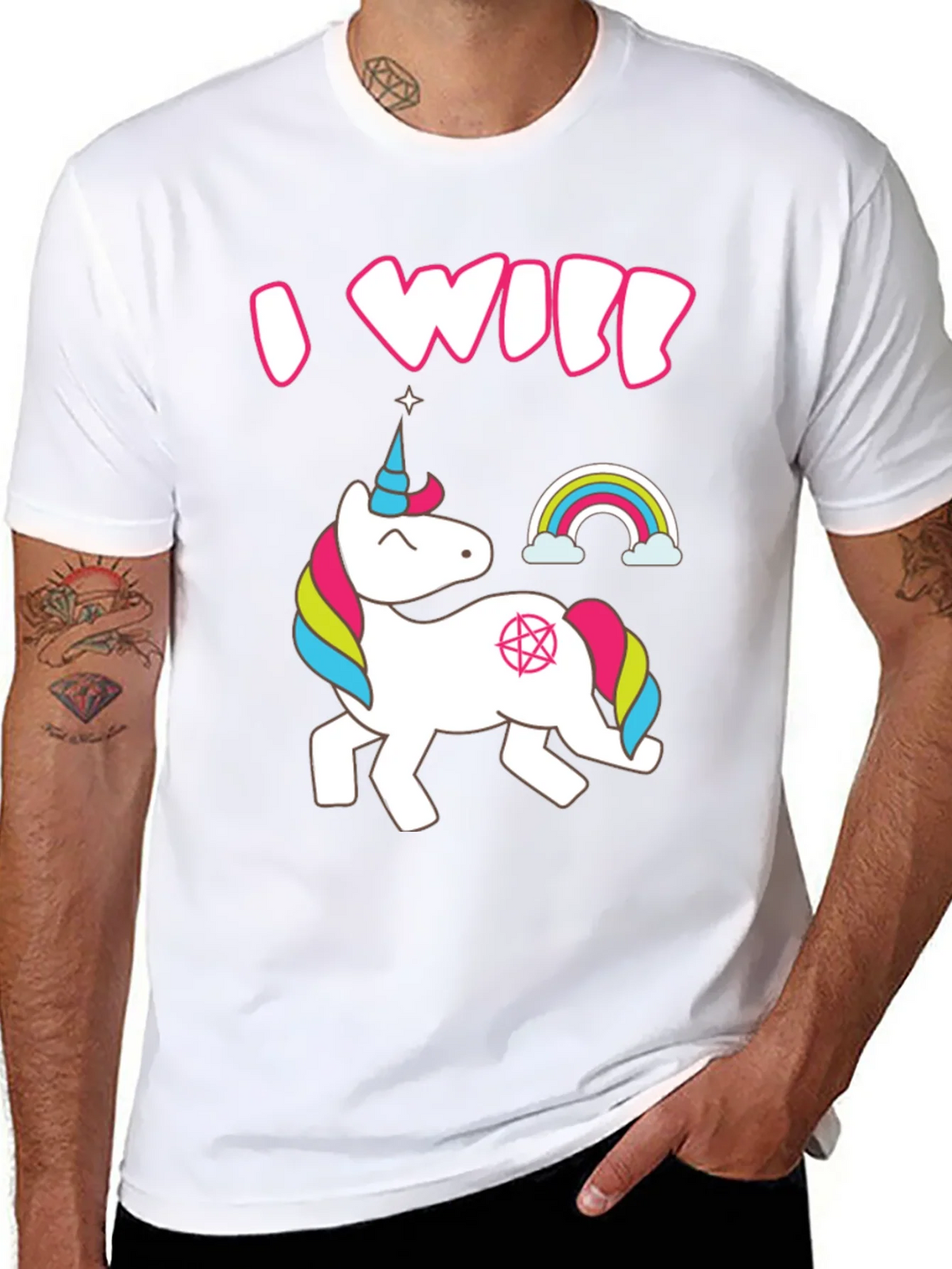 I Will Unicorn Graphic T-Shirt