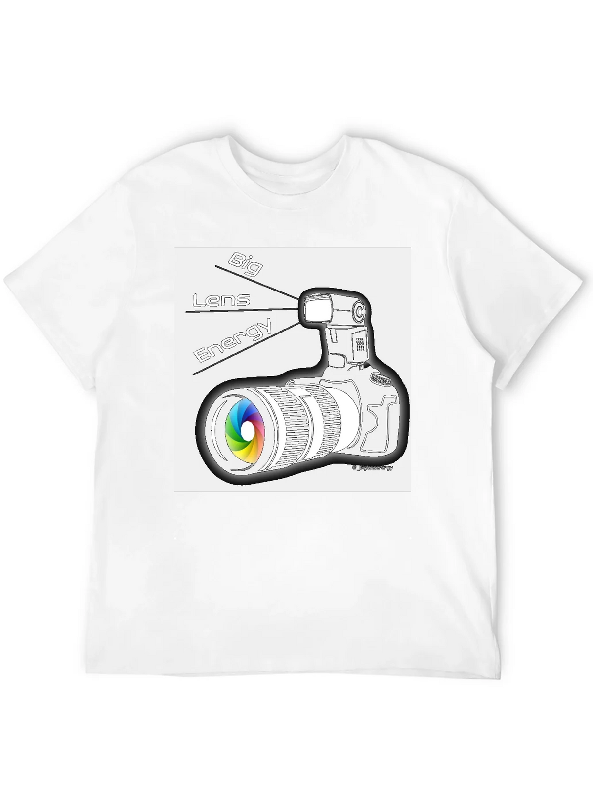 Big Lens Energy Graphic T-Shirt