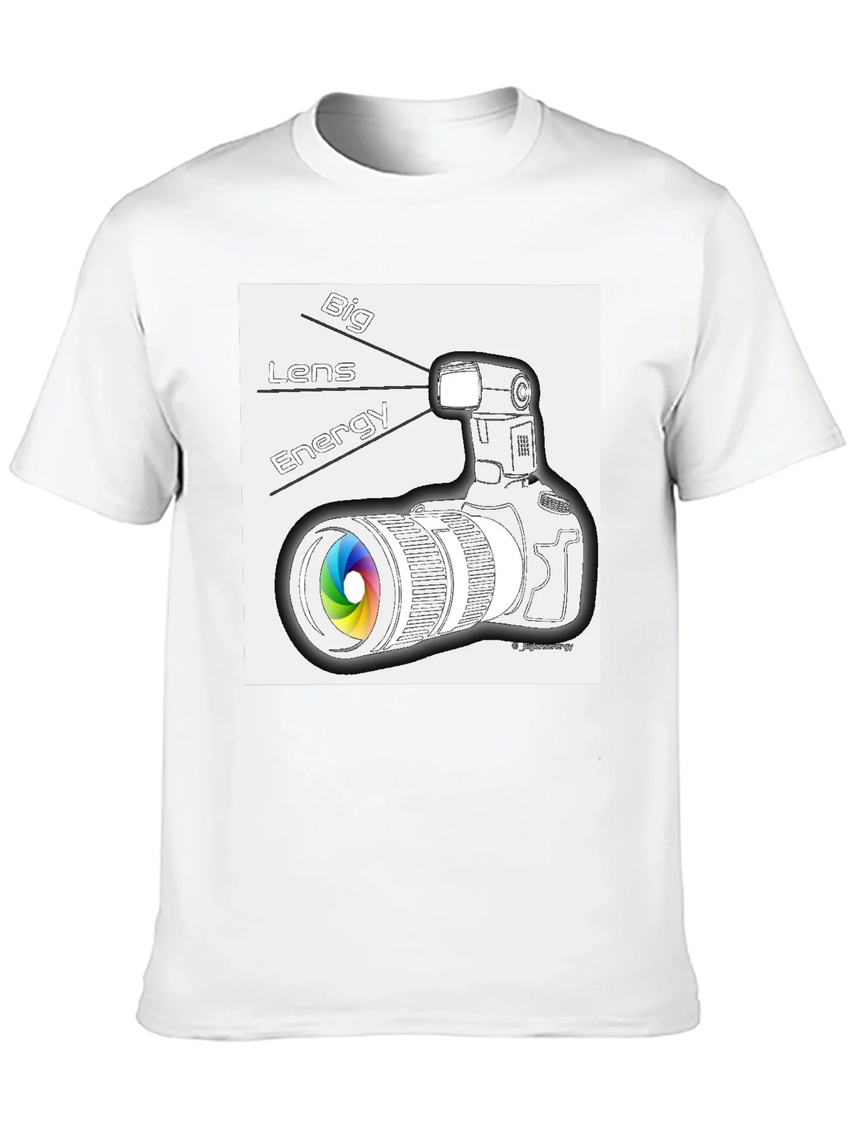 Big Lens Energy Graphic T-Shirt