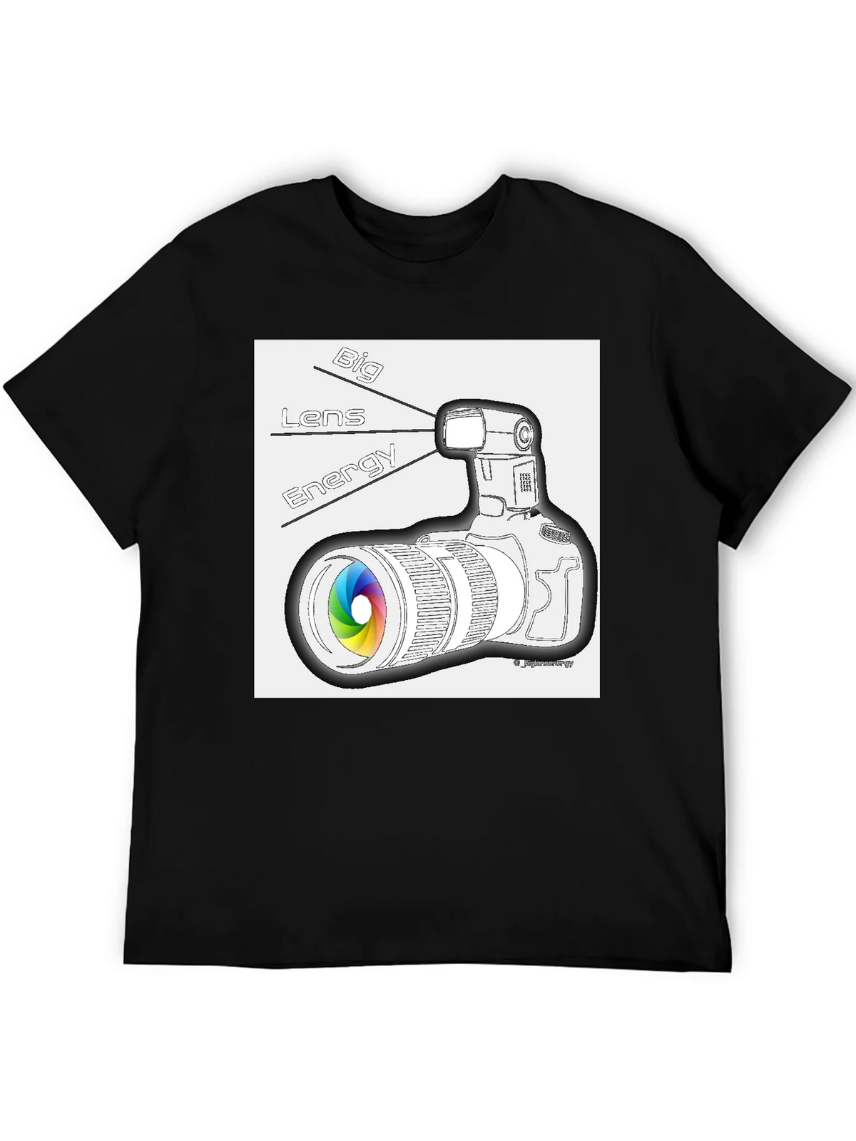 Big Lens Energy Graphic T-Shirt
