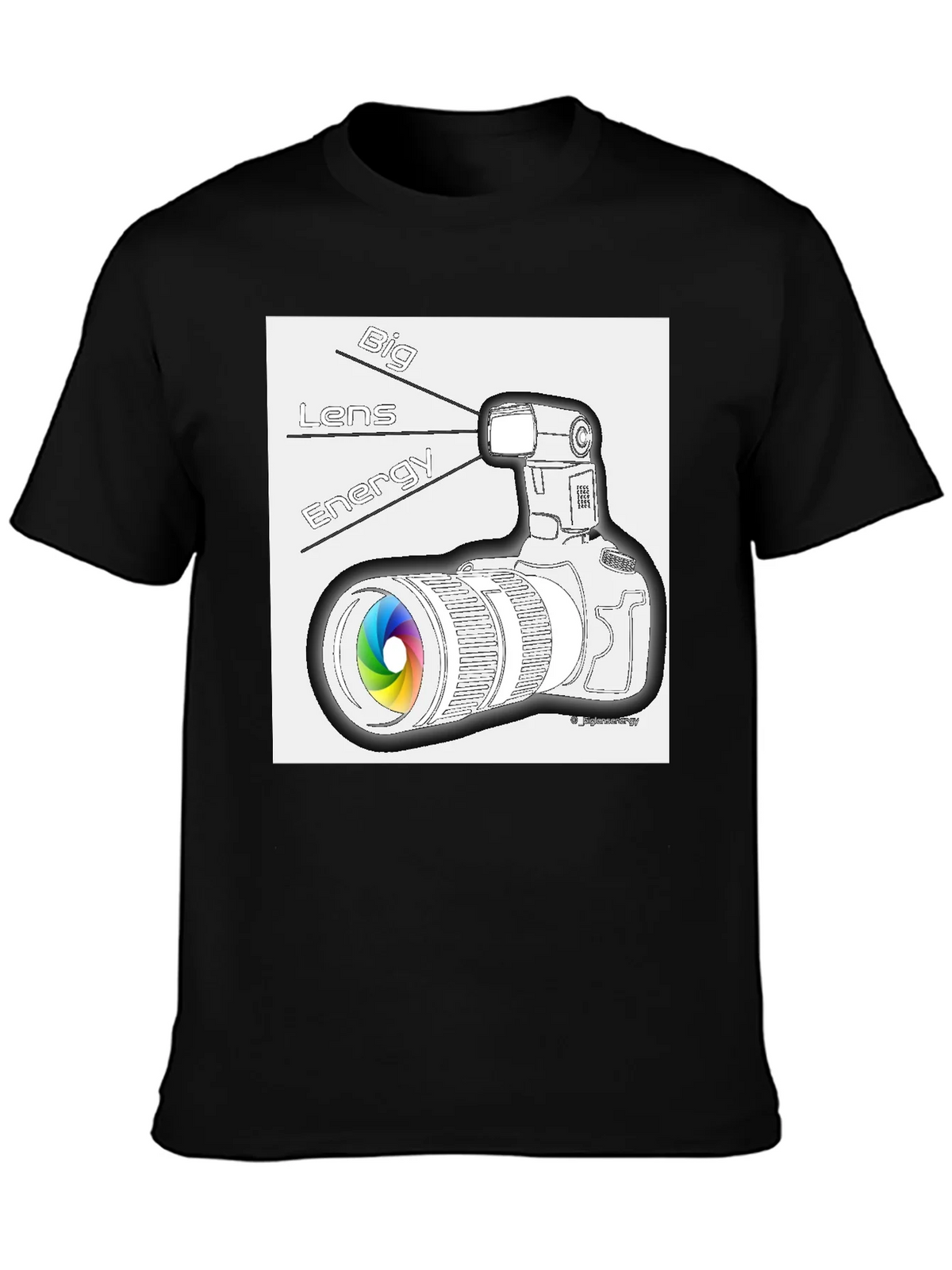 Big Lens Energy Graphic T-Shirt