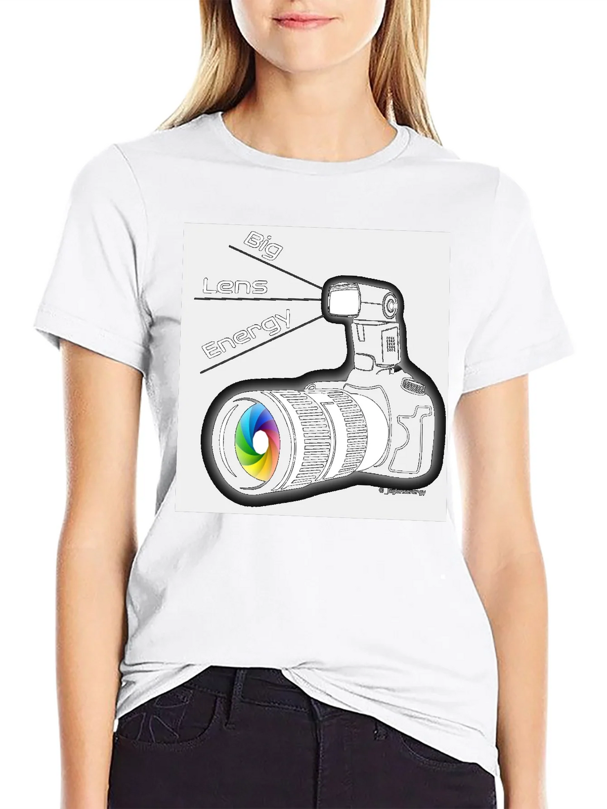 Big Lens Energy Graphic T-Shirt