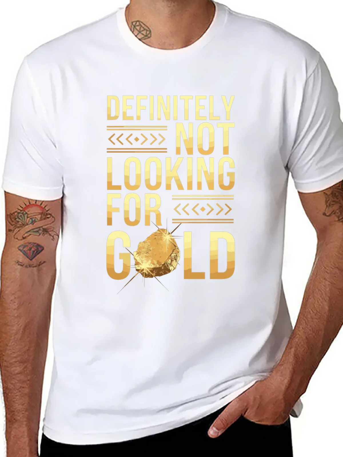 Definitely Not Looking For Gold Funny T-Shirt