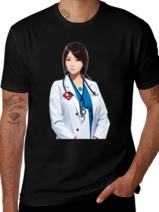 Doctor Superwoman T-Shirt - Stylish Medical Hero Design