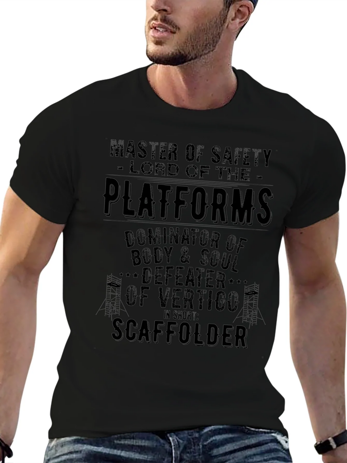 Master of Safety Scaffolder T-Shirt