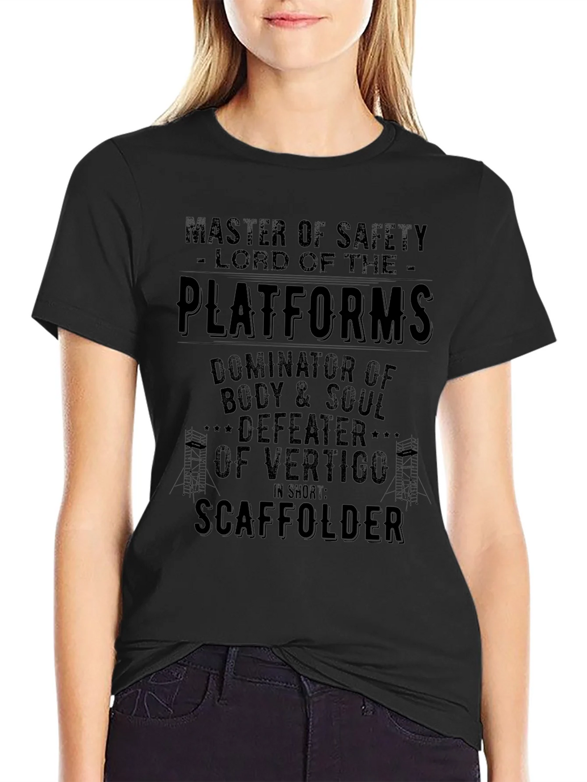 Master of Safety Scaffolder T-Shirt