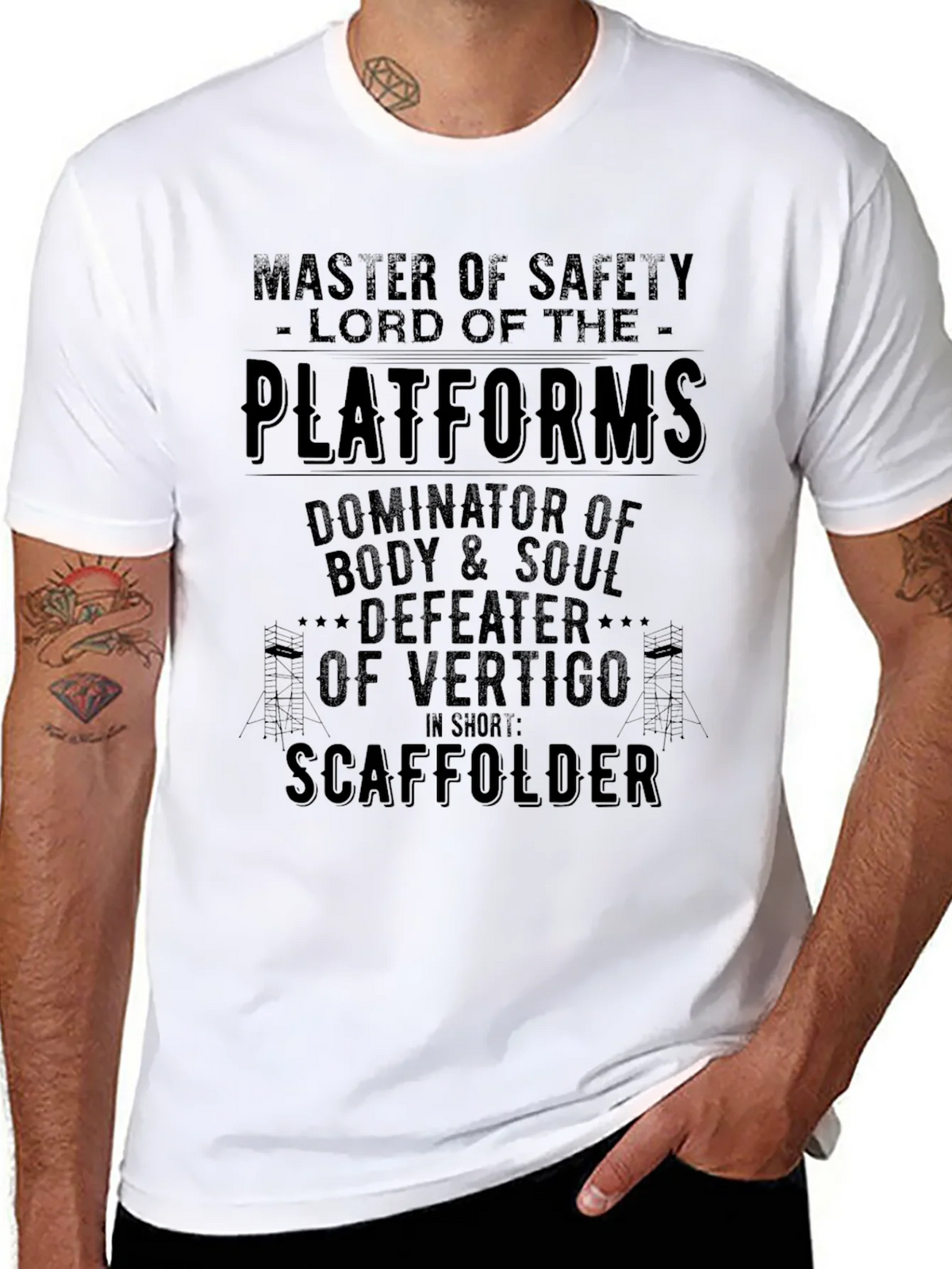 Master of Safety Scaffolder T-Shirt