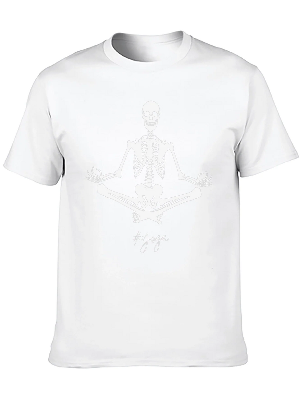 Yoga Skeleton Black T-Shirt
