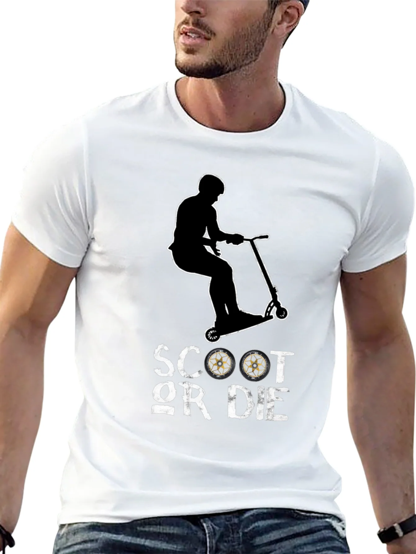 Scoot Or Die Graphic T-Shirt