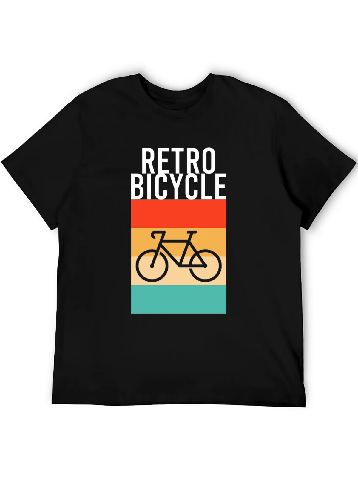 Retro Bicycle Graphic T-Shirt - Stylish Comfort