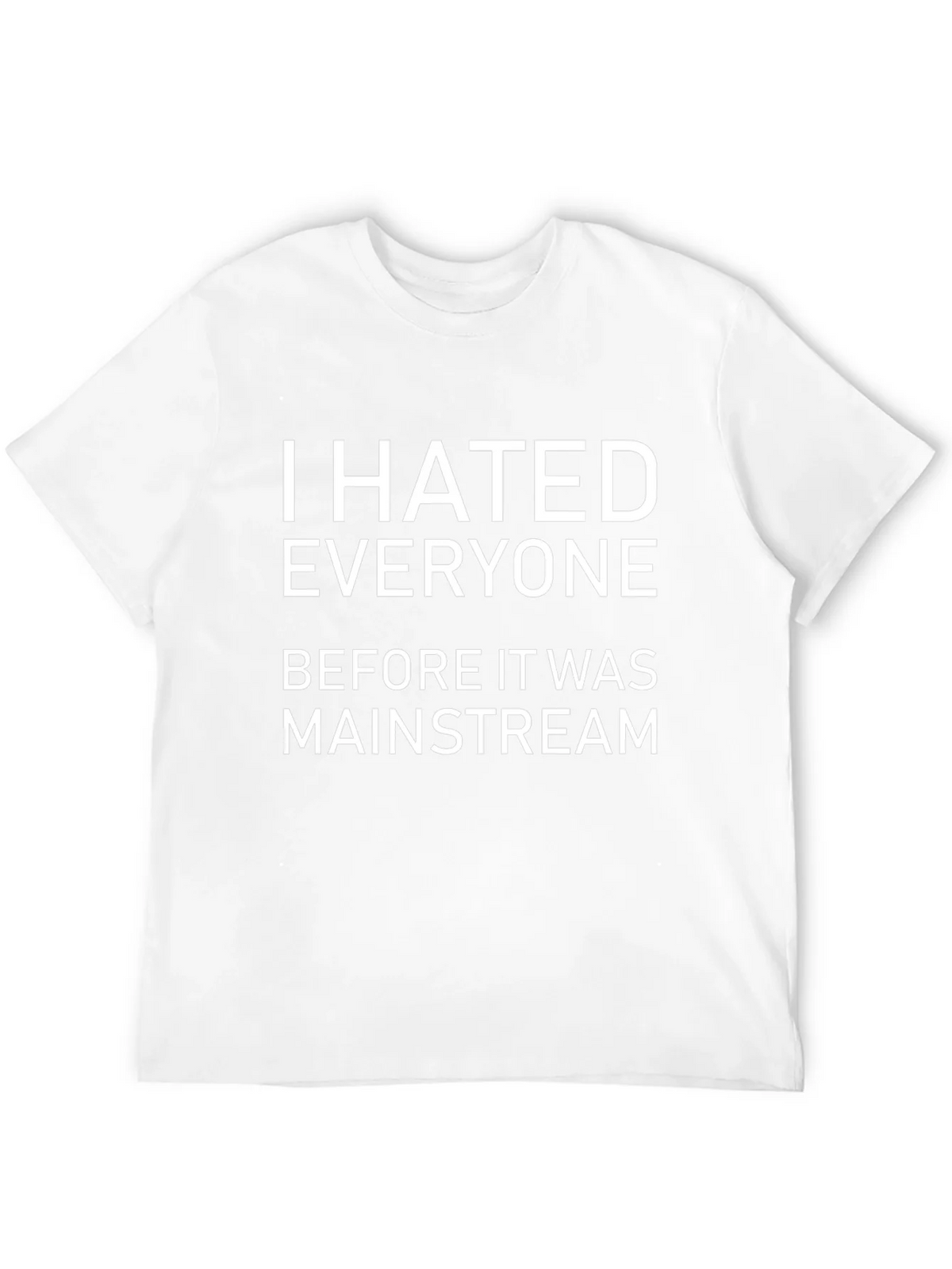 I Hated Everyone Black Graphic T-Shirt