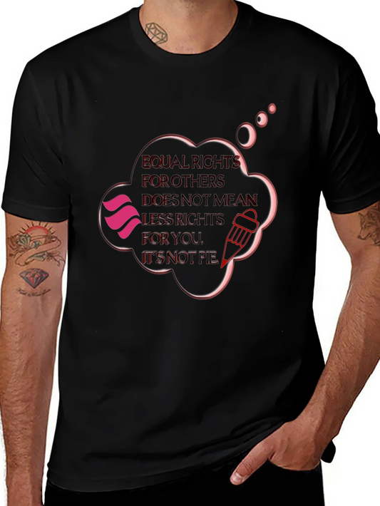 Equal Rights Graphic Tee - Activist Statement Shirt