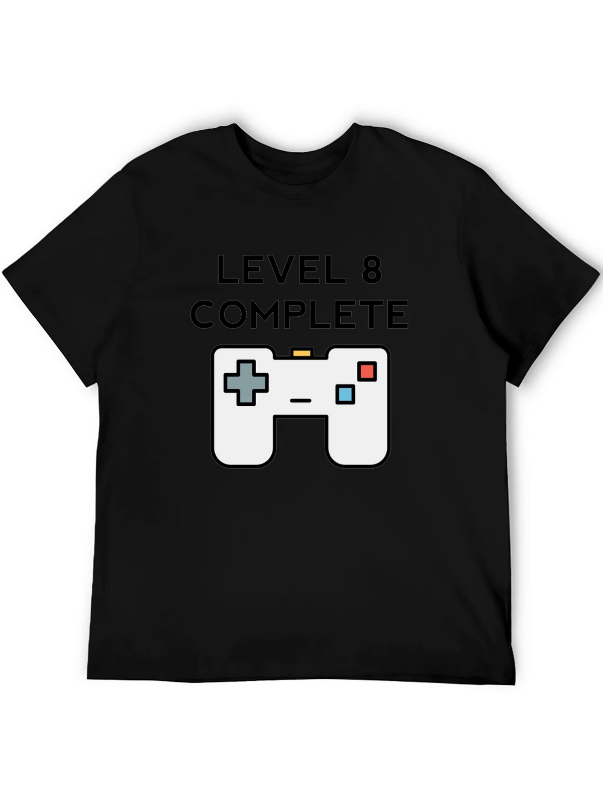Level 8 Complete Gamer T-Shirt - Black