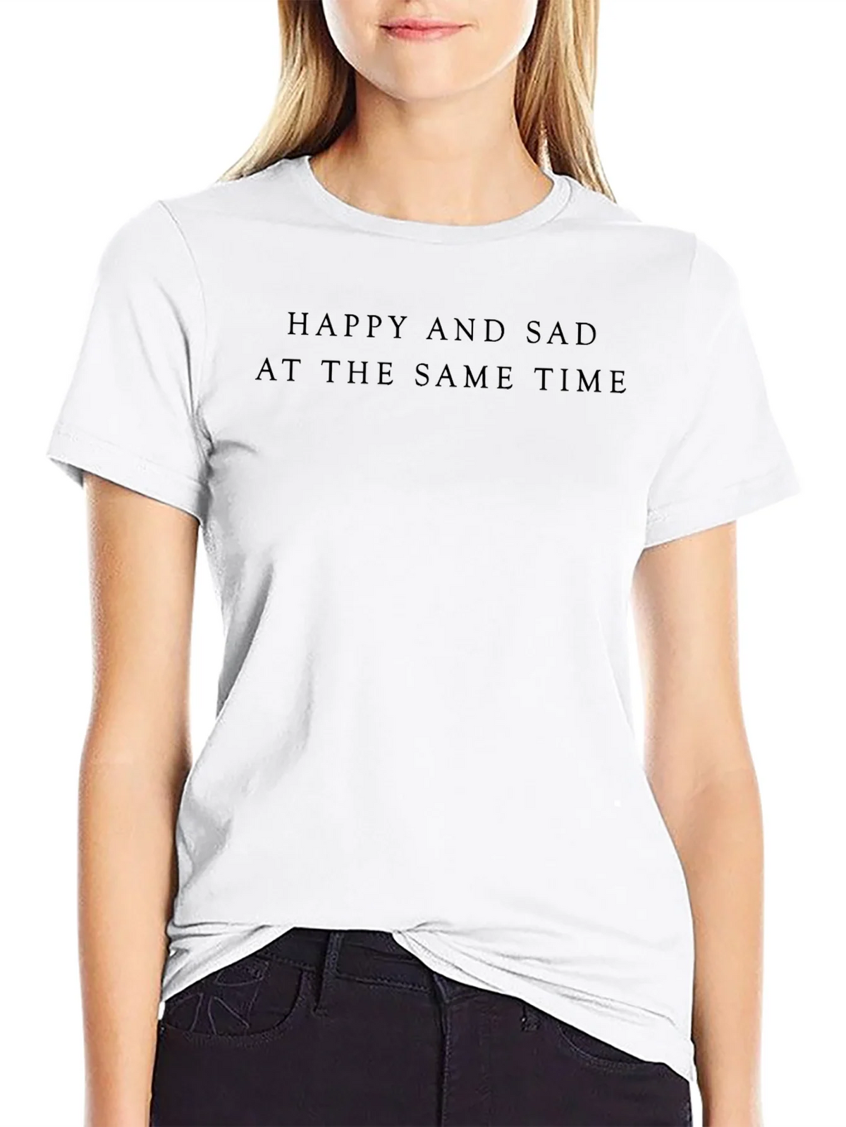 Happy and Sad T-Shirt: Unisex Dark Tee