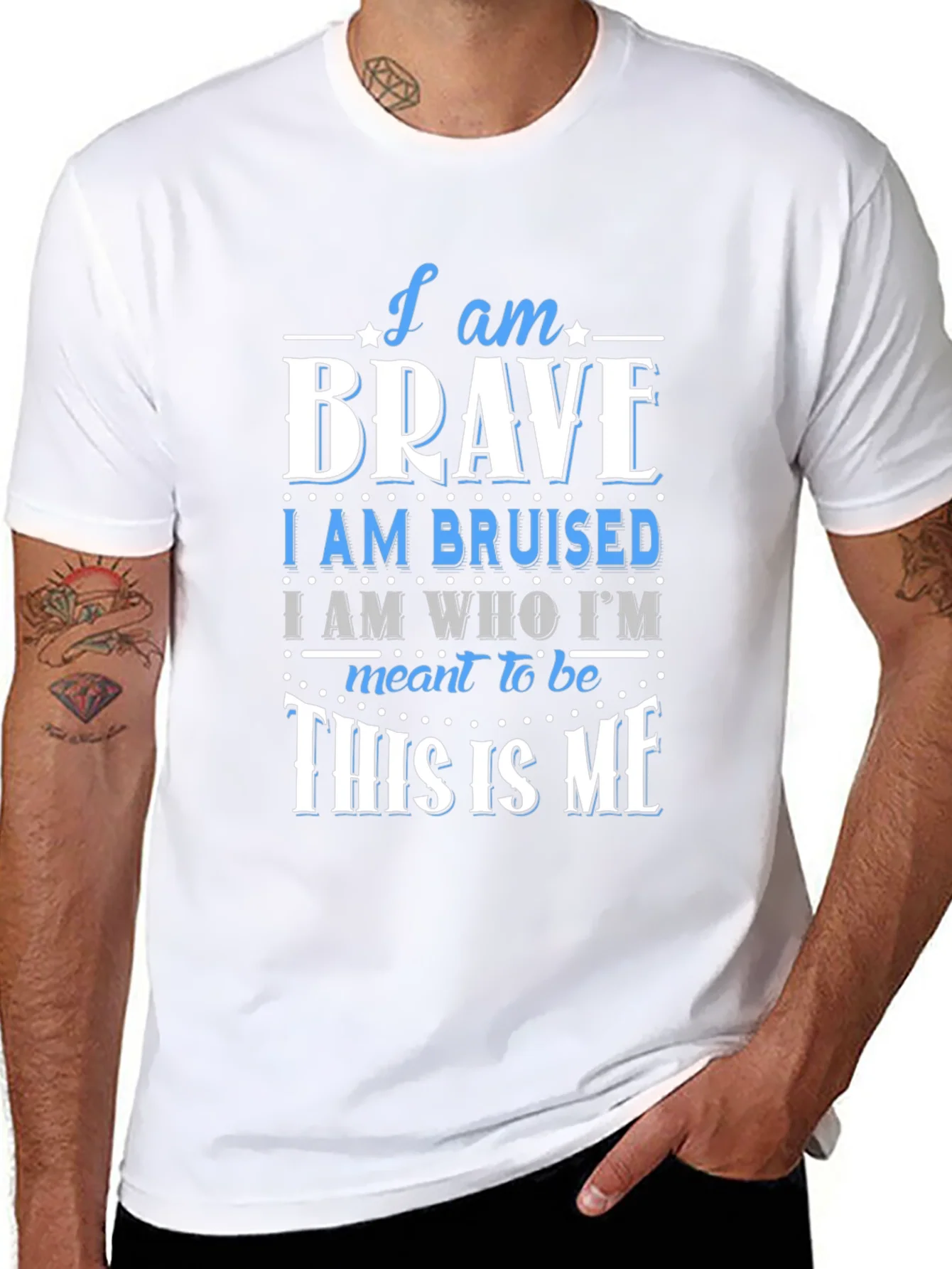 I Am Brave T-Shirt - Motivational Graphic Tee