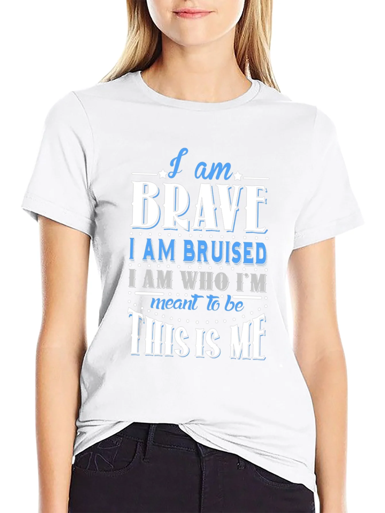 I Am Brave T-Shirt - Motivational Graphic Tee