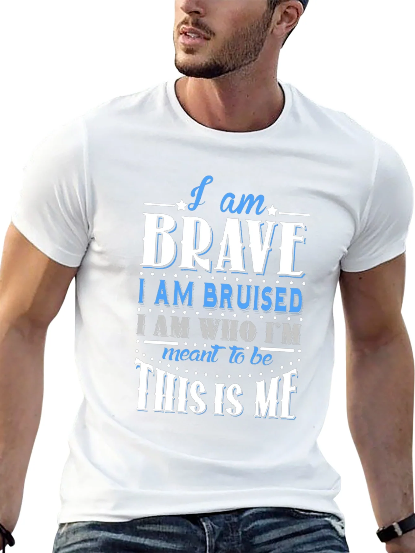 I Am Brave T-Shirt - Motivational Graphic Tee
