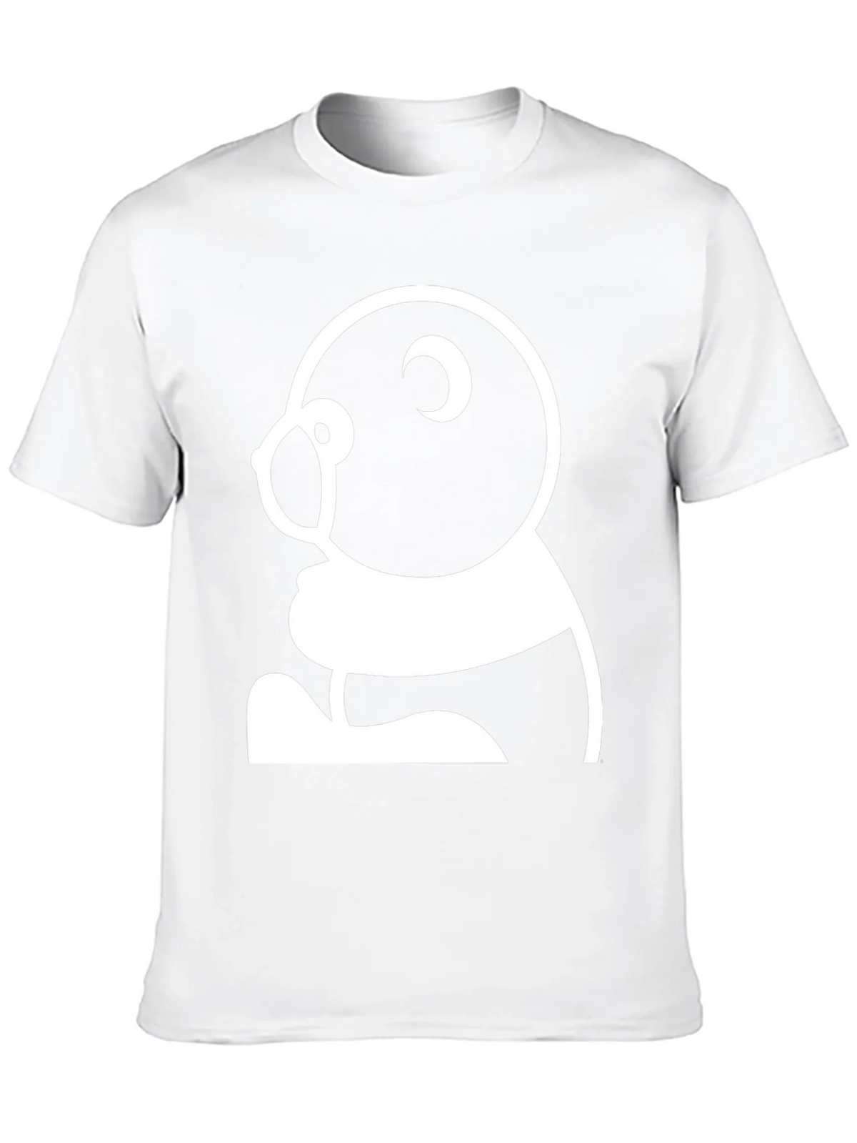 Black T-Shirt with Panda Graphic
