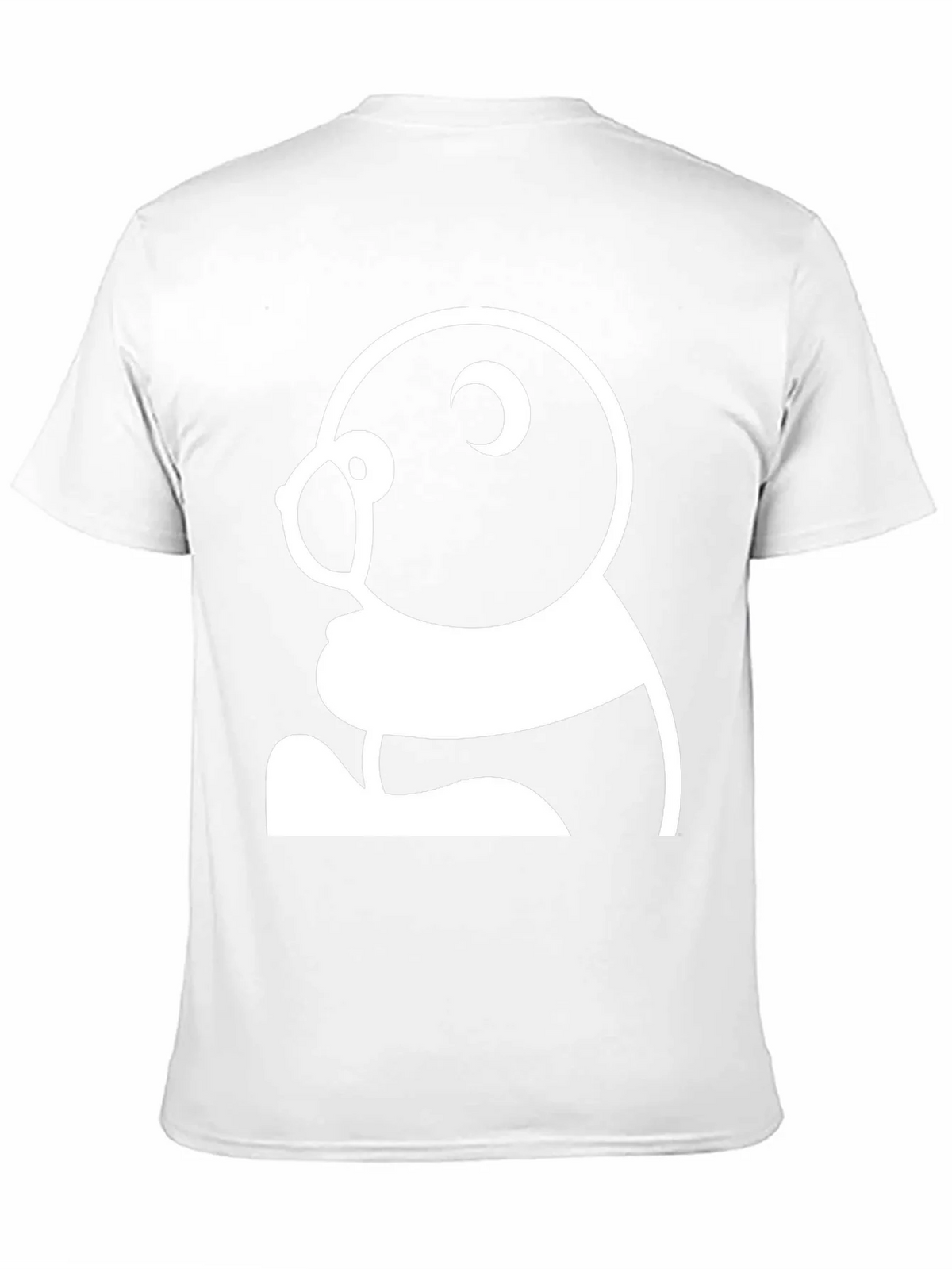 Black T-Shirt with Panda Graphic