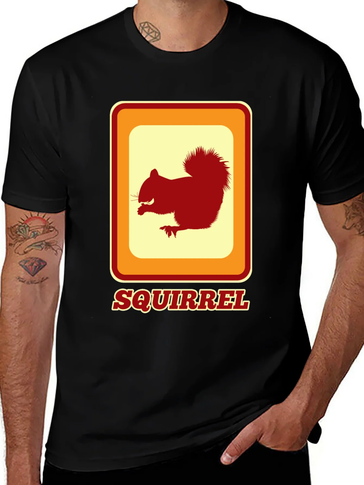 Retro Squirrel T-Shirt - Classic Graphic Tee