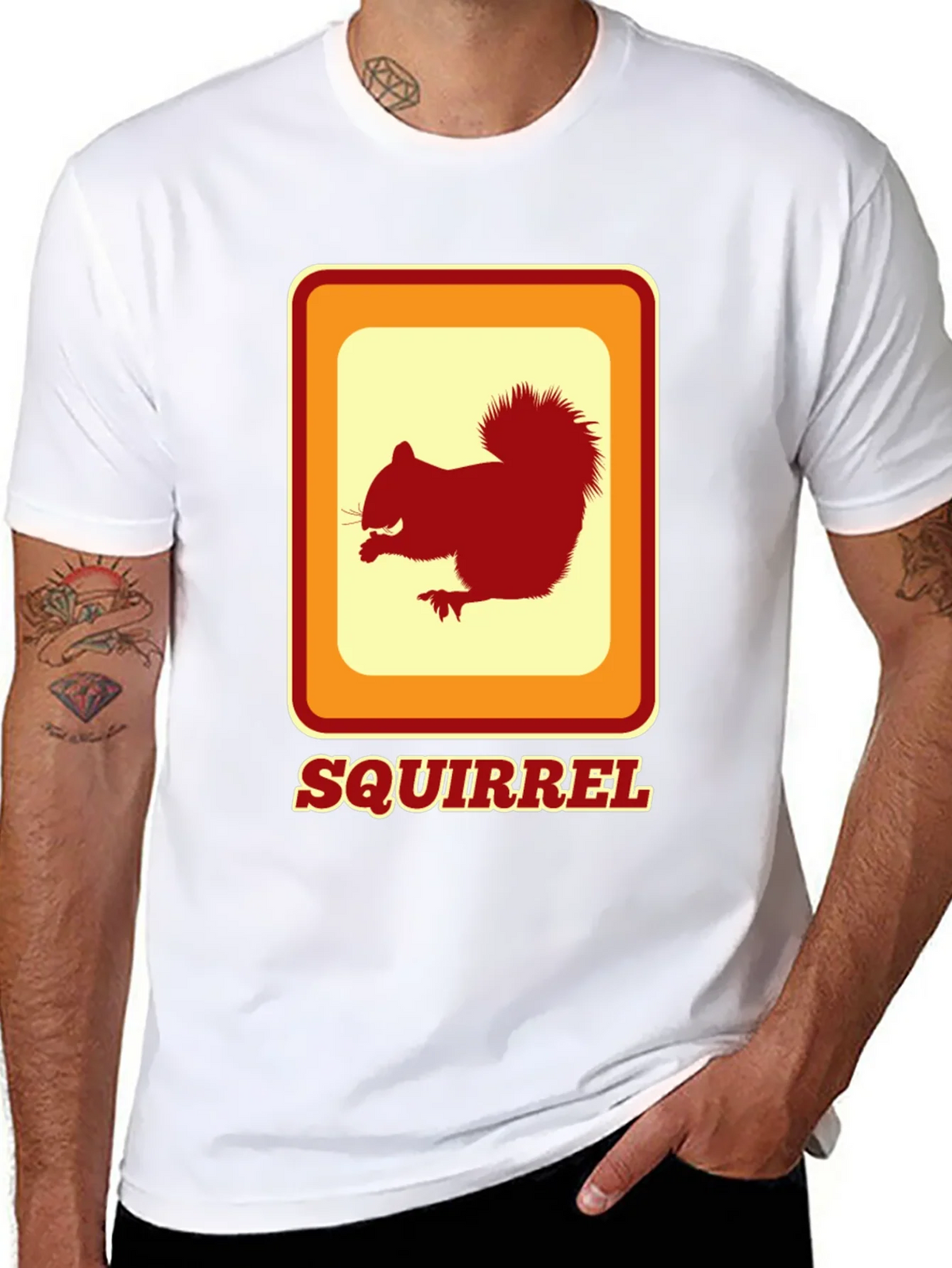 Retro Squirrel T-Shirt - Classic Graphic Tee