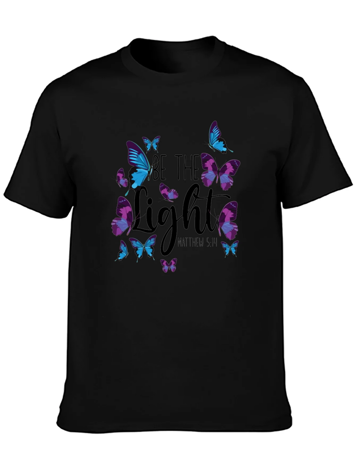Be the Light Butterfly Graphic Tee