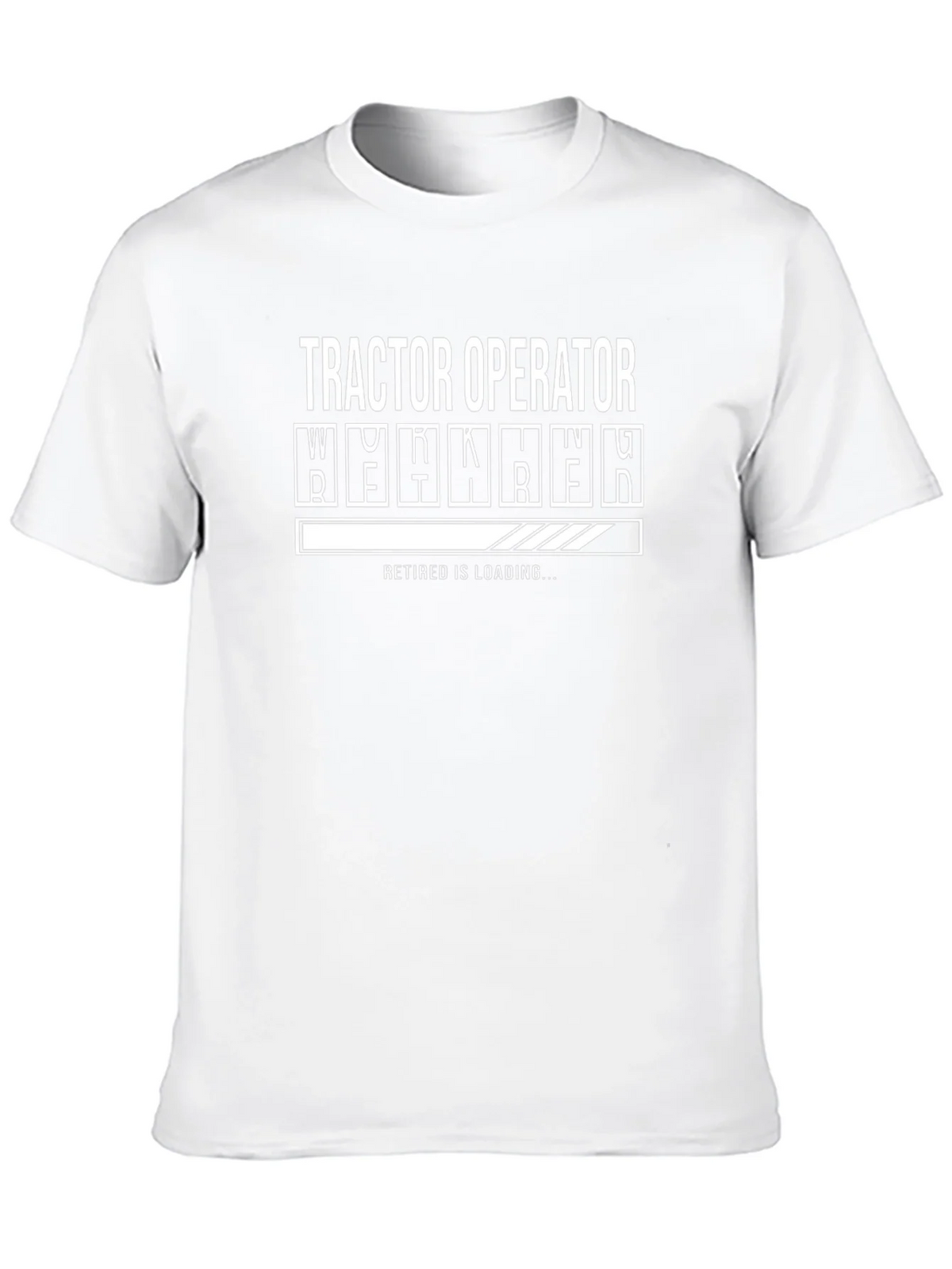 Tractor Operator Retirement Loading T-Shirt