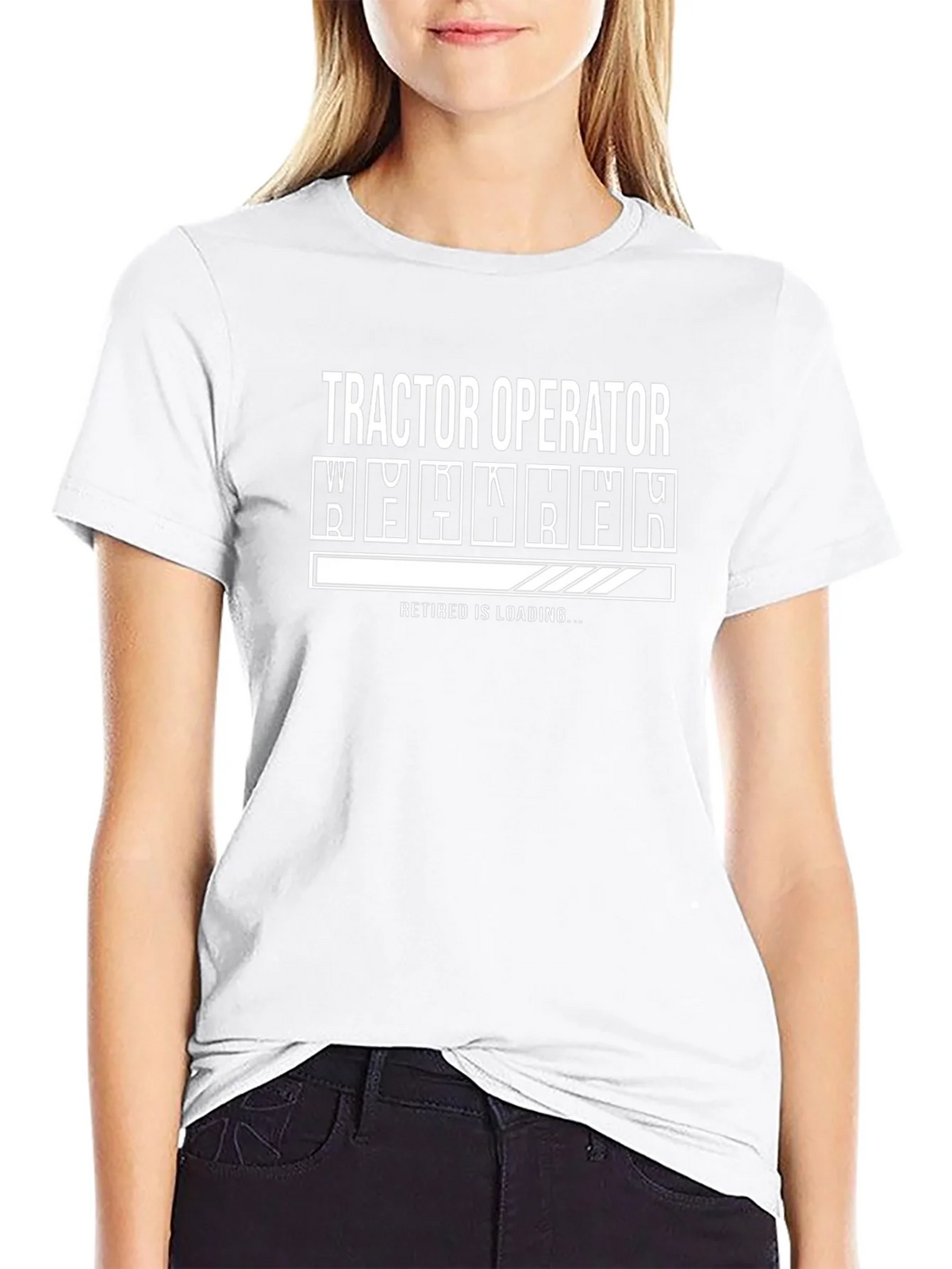 Tractor Operator Retirement Loading T-Shirt