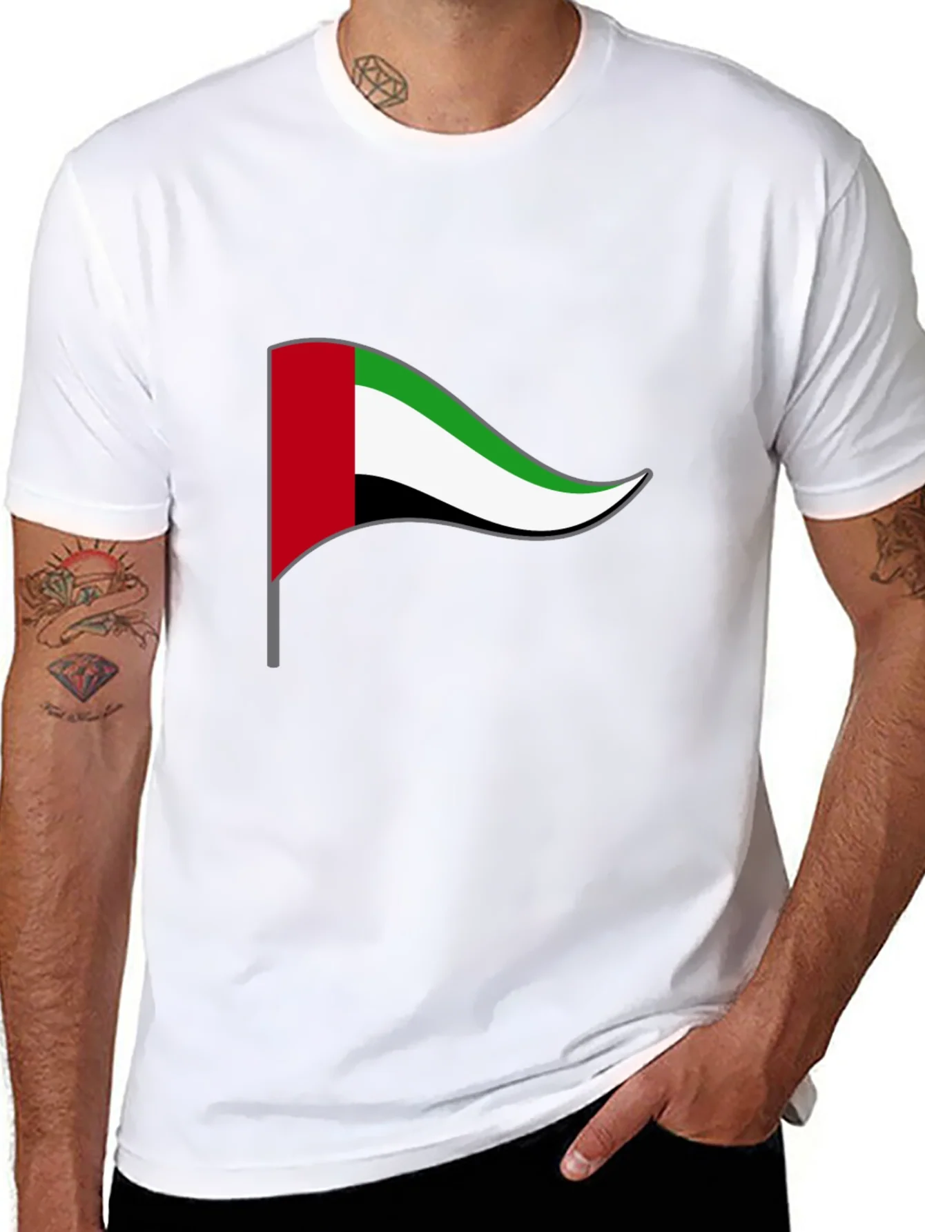 UAE Flag T-Shirt - United Arab Emirates Pride