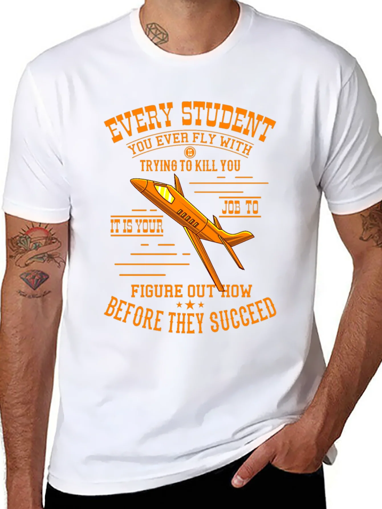 Every Student Pilot T-Shirt Funny Flight Instructor Gift