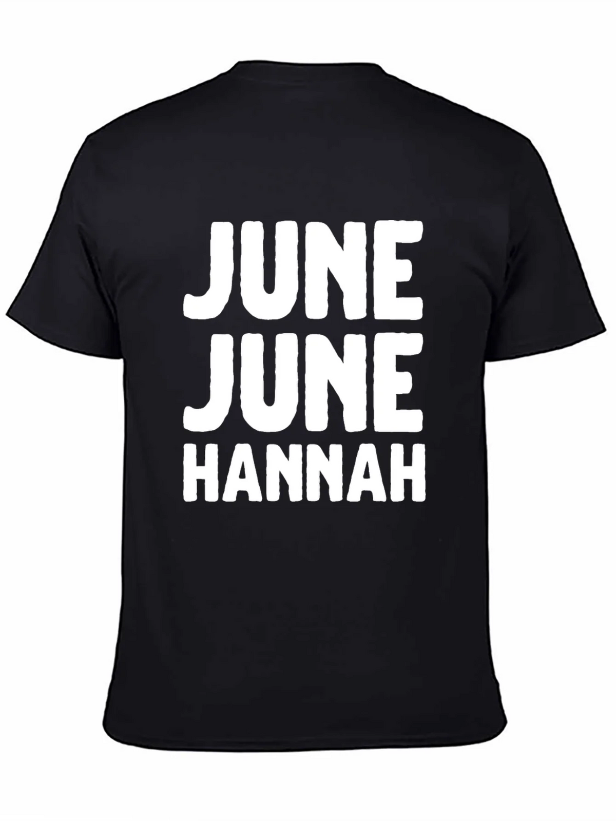 June June Hannah Black Tee
