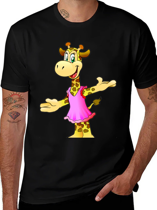 Cartoon Giraffe T-Shirt