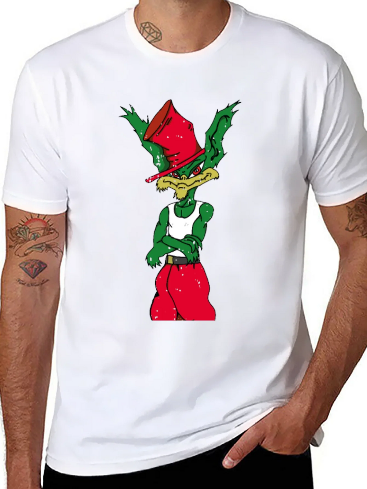 Novelty Cartoon Goblin Graphic Tee