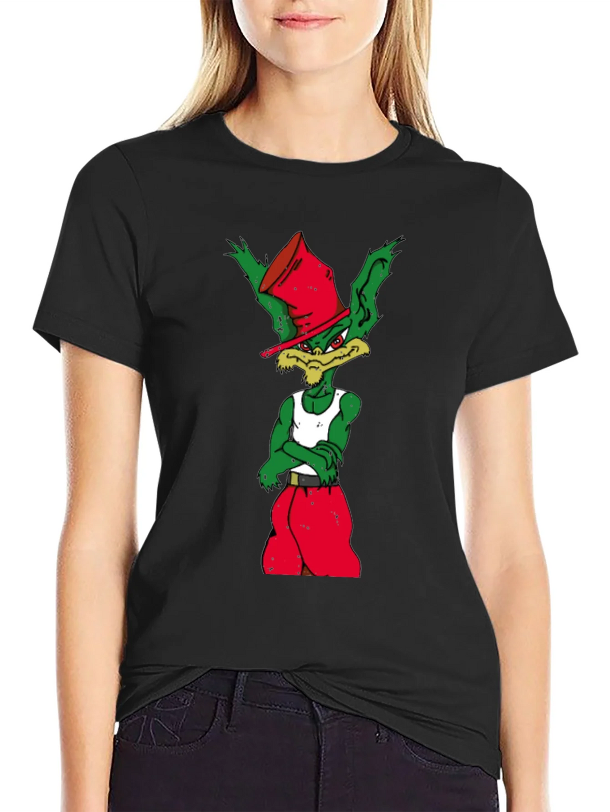 Novelty Cartoon Goblin Graphic Tee