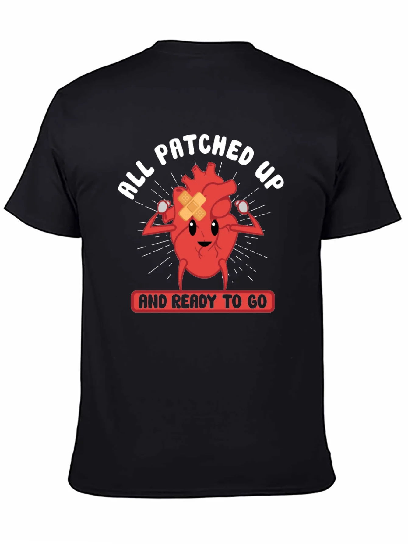 All Patched Up Heart Graphic Tee