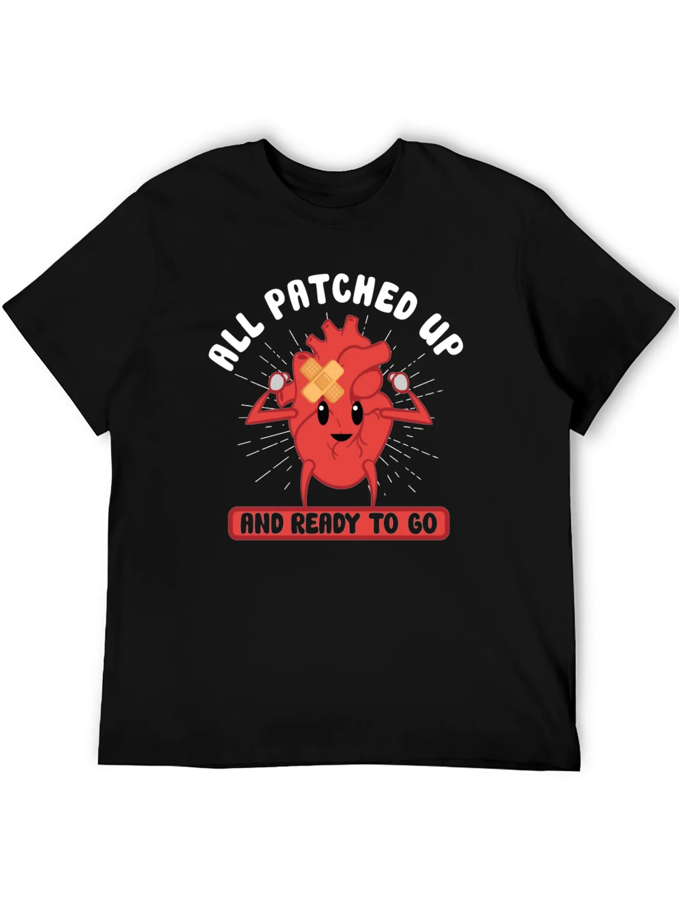All Patched Up Heart Graphic Tee