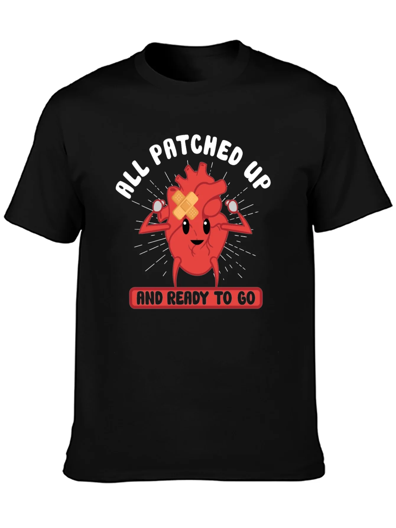 All Patched Up Heart Graphic Tee