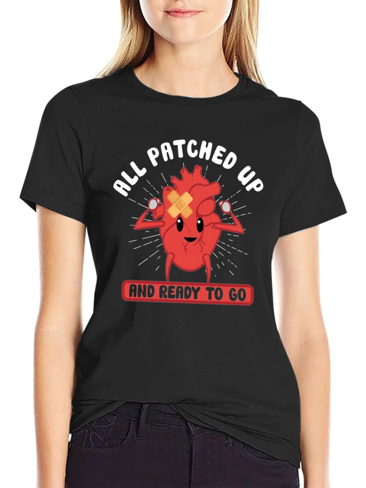 All Patched Up Heart Graphic Tee