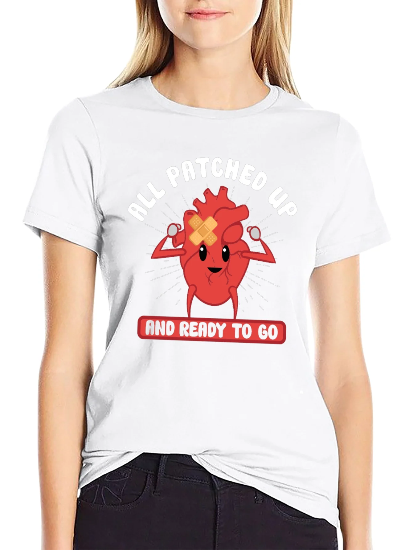 All Patched Up Heart Graphic Tee
