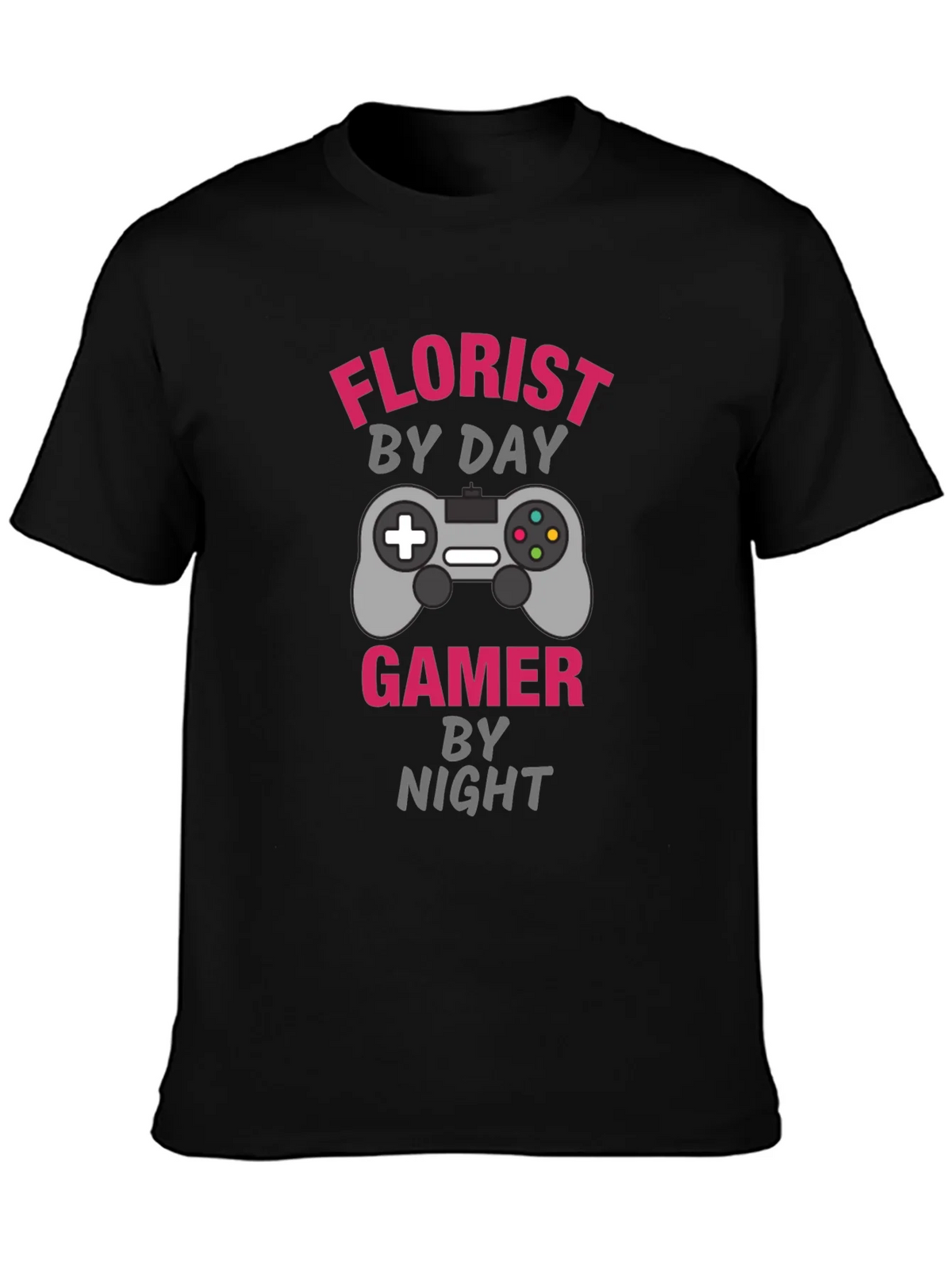 Florist by Day Gamer by Night Graphic Tee