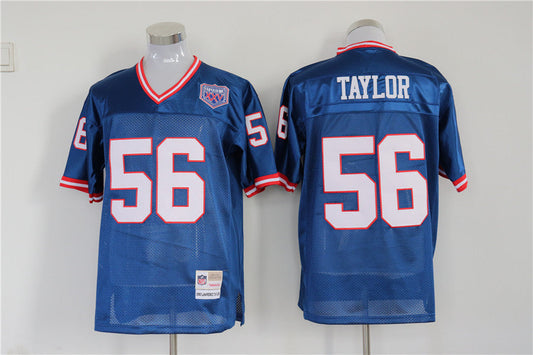 Men's New York Giants Lawrence Taylor  Royal Legacy Replica Jersey1