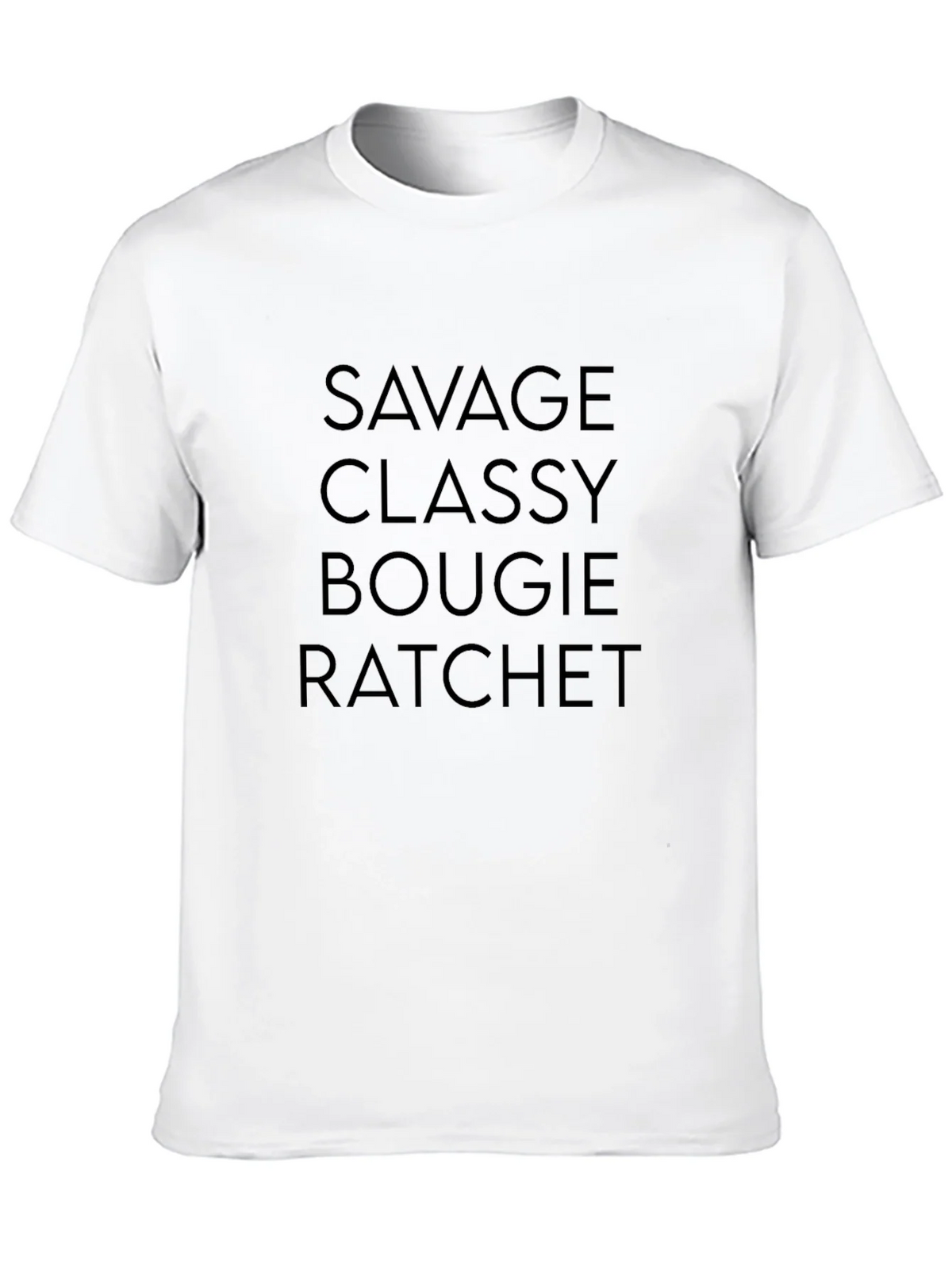 Savage Classy Bougie Ratchet Graphic Tee - Black
