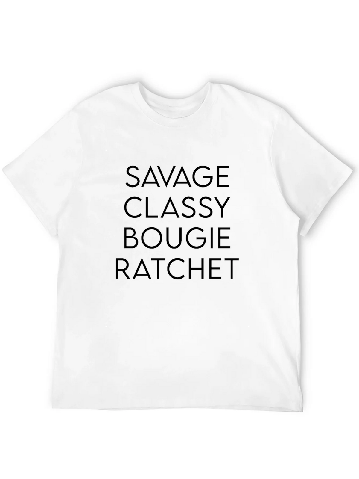 Savage Classy Bougie Ratchet Graphic Tee - Black