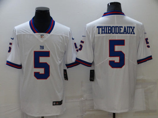 Men's New York Giants Kayvon Thibodeaux #5 White Game Jersey1