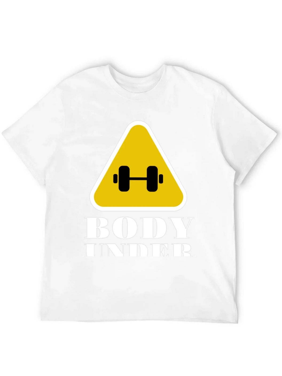 Body Under Construction Black Graphic T-Shirt