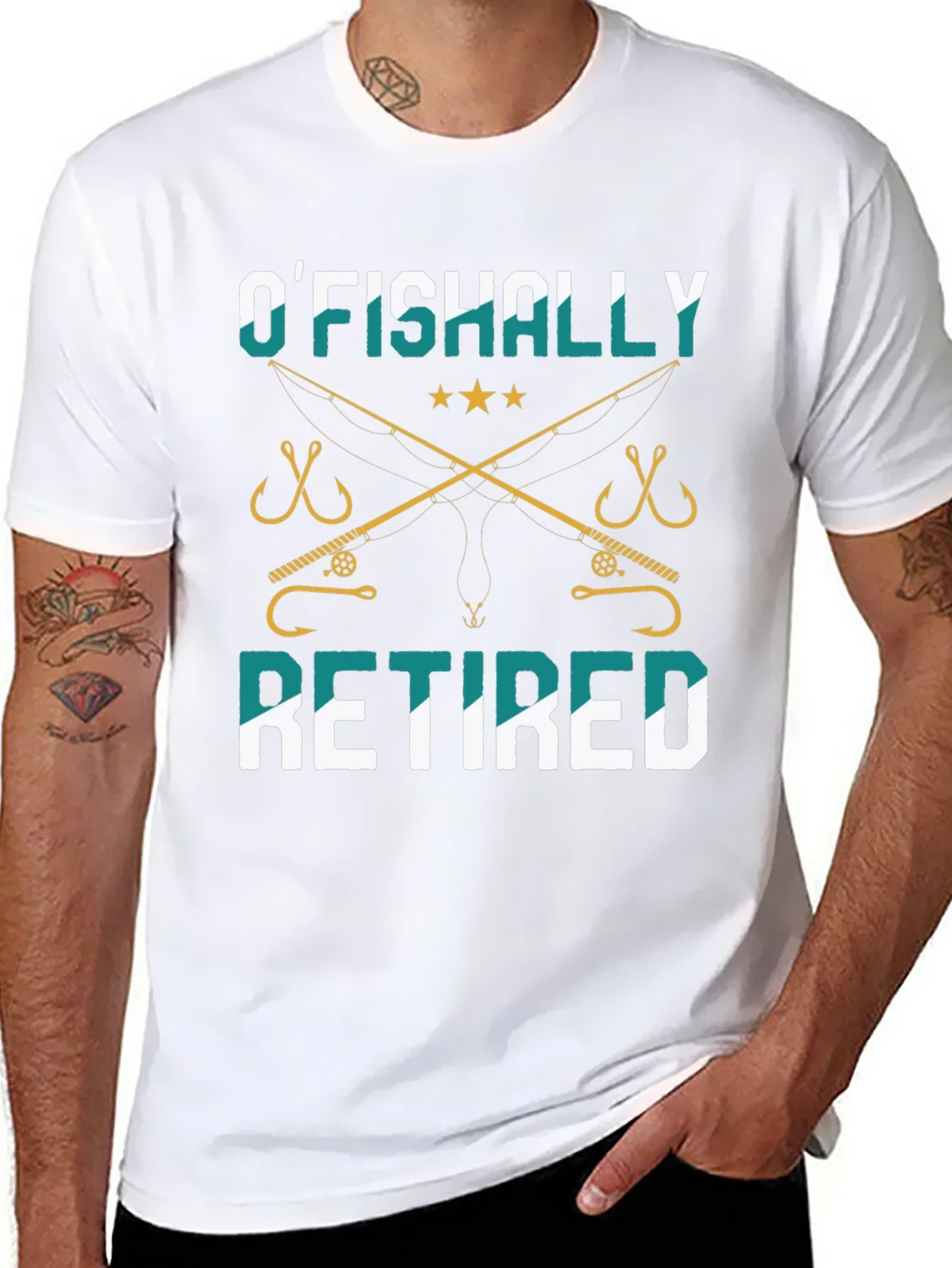 OFishally Retired Fishing T-Shirt