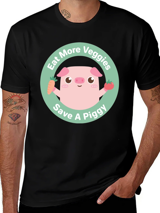 Eat More Veggies Save a Piggy Tee